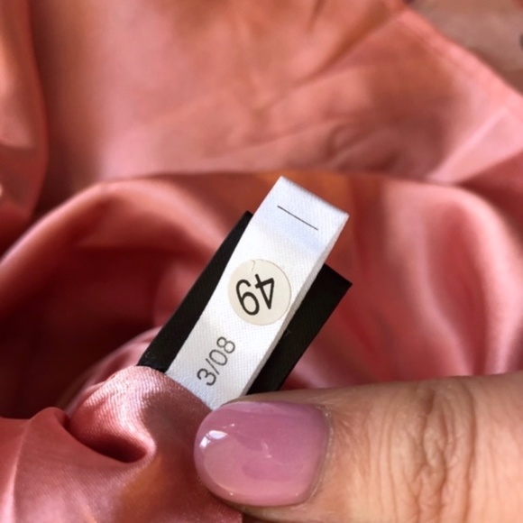 NWOT Express Silk Pink Floral Strapless Dress - Picture 7 of 8